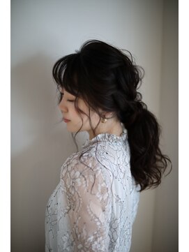 ギオンヘアースタジオ カーサ(GION HAIR STUDIO CASA ) ゆるふわポニーテール