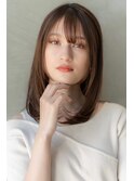 かき上げシルバーカラーサイドグラデーションスリークショート