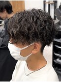 波巻きパーマスパイラルパーマツイストスパイラルパーマメンズ