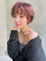 ケイト(kate) 【Kate】大宮 ピンクベージュ×ゆるふわショート