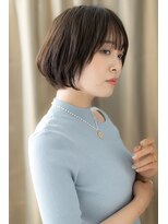 モッズヘア 越谷(mod's hair) オン眉シースルーバング小顔前下がりボブTb3越谷20代30代40代