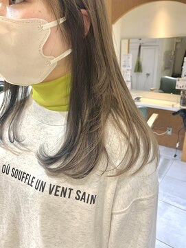 ネオリーブカフ 鶴ヶ峰店(Neolive caff) ケアブリーチx逆インナーカラー