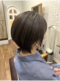 ナチュラルショート_大人ガーリーチョコレート_240