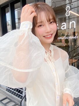 サンド 表参道(sand) 前下がりショートボブ大人可愛い表参道