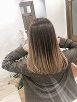 ソア 武蔵小杉(SOAR) 【SOAR】ブリーチ白髪ぼかしバレイヤージュミルクティーベージュ