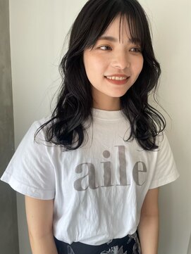 ガリカ 博多(Gallica) 【石河安奈】セミロングゆるウェーブパーマ