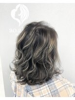 アオアクア バイ グルグル 小岩店(ao akua by GULGUL) アッシュカラー 白髪でも透明感!グレイアッシュ 小岩