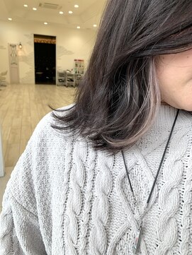 タブー 岐阜店(TABOO) 【イヤリングカラー×ホワイトベージュ】