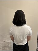 長めのボブアレンジ