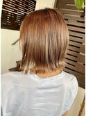 切りっぱなしボブ