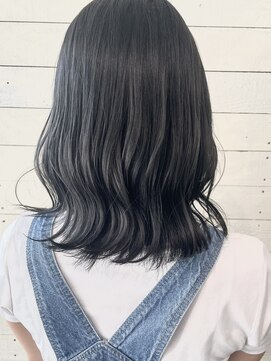 ルノン フィージュ(LUNON fieju) 暗髪/オリーブグレージュ/色持ち良いカラー