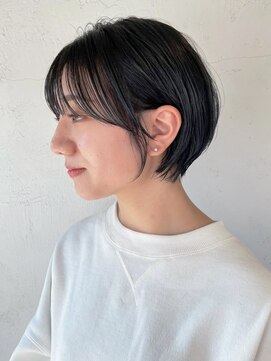 シオン(shion) 黒髪小顔透明感カラーくすみベージュオリーブカラー_ba362902