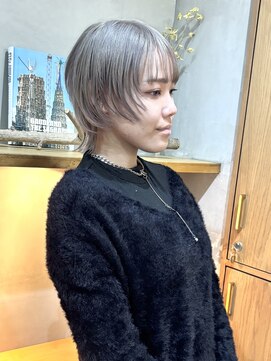 コミレ(COMILE) ハイレイヤーウルフ×ホワイトベージュ