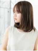 綾瀬/髪質改善/美髪マロンベージュ☆内巻きワンカールa