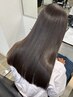 【触りたくなる髪に】カッ+ト縮毛矯正+カラー+超音波トリートメント22900