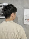 爽やか×刈り上げセンターパート