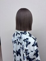 コルク バイ マグ 松本駅前(COLK by Mag)&nbsp;◎透明感ブリーチカラーグレー×小顔ボブ30代40代