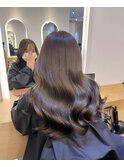 髪質改善*ロングレイヤーグレーベージュ*美髪【Zina本八幡】