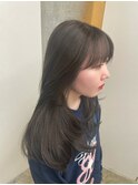 透明感◎髪質改善カラーレイヤーカット オリーブグレージュ