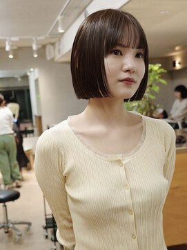 スク(SUKU) ミニボブ×ナチュラルカラー