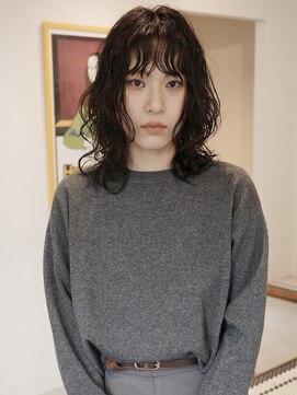 ウィム(wim) 『ミディアムパーマ』レイヤーパーマ/ウルフパーマ/癖毛風パーマ