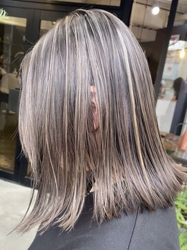 アオゾラヘアーヒカリノモリ(AOZORAHAIR hikarinomori) 艶感ハイライト[極細ハイライト/ハイライトグレージュ]