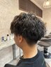 《men's》カット＋カラー＋デザインパーマ＋MARBB