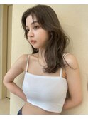 透明感グレージュ