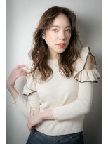 カバーヘア ブリス 戸田公園西口店(COVER HAIR bliss) アッシュブラウン/センターパート/ゆるふわロングg