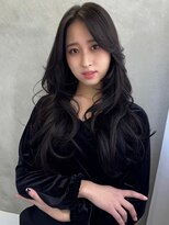 ソヨン 栄店(SOYON) 似合わせカット/ミディアムレイヤーカット/大人ガーリー/くせ毛