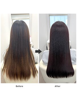 シャルムパリス(charme paris) 冬カラー　艶カラー　髪質改善トリートメント