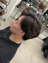 グルーマーズトウキョウ(GROOMER/S TOKYO)&nbsp;men's/メンズ/リバースセンターパート/ニュアンスパーマ