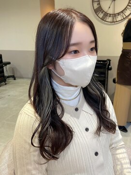 デュノヘアー 神戸三宮店(DUNO hair) 顔まわりレイヤー×ナチュラルインナーカラー