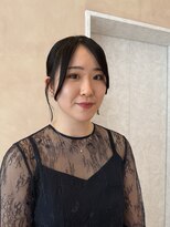 オン キャナルシティ博多前店(on) 【中里恵梨】顔まわり/顔周り/タイトヘア/ヘアセット