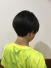 学割U24／中学生デザインカット（シャンプー有）￥2970