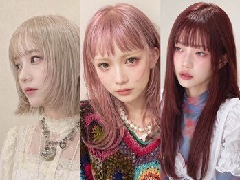 ラビットホール(Rabbit hole)の写真/【艶カラーで透明感アップ!】カラーをしながらダメージを軽減◎オシャレを楽しむデザインカラーも♪