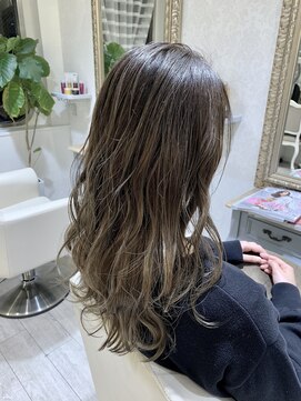 ラ ブランシュ 大宮(La Blanche) ☆バレイヤージュ☆グレージュ☆lablanche大宮