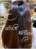 【酸熱トリートメント】サミートリートメント/Before&After