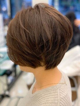 グランシュ 青葉台店(GranCieux) シアーベージュ×くびれボブ