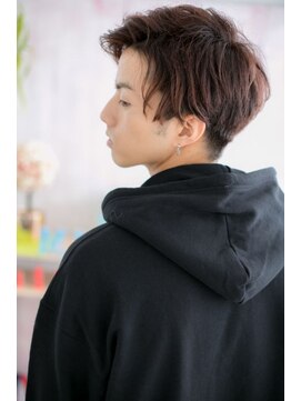 ミック ヘアアンドビューティー 大山店(miq  Hair&Beauty) サイドパートｘアップバング☆イケメンショートa