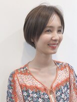 《LIBRE恵比寿》前髪の長さで叶える小顔丸みショート