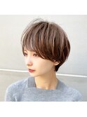 【Gigi渋谷】前髪も大人かわいい韓国風マッシュショートボブ