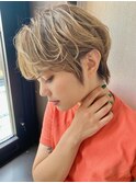 カーリーショート/メンズライク/ジェンダーレス/韓国風/韓国ヘア