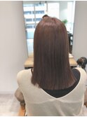 髪質改善ロブ【髪質改善縮毛矯正＋イノアカラー使用】
