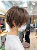 30代/40代/50代小顔前下がりショートボブ【中村】