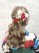 袴着付け♪＋ヘアセット