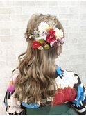 袴着付け♪+ヘアセット