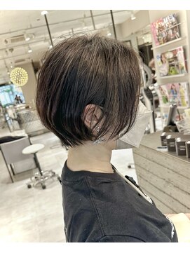 ラボー ノースプラザ店(LA'BO) 【LA'BO三浦】束感ショートボブ