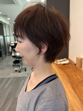 ビューエヒメ(VIEW EHIME) 大人ラフウェーブ20代30代40代ボブブラウンスウィングショート
