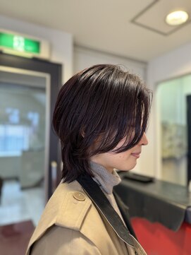 フリーダム ヘアー ザ ムー(Freedom Hair THE MOO) ほんのりホットピンク×ナチュラルウルフスタイル